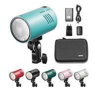 Godox AD100Pro Pocket Studio Portrait Flash Light Photographie Lampe Écran OLED 5800K 1/8000s Sync TTL/Multi/M Flash Intégré 2.4G Wireless X System 5 Groupes 32 Canaux avec Batterie 2600mAh