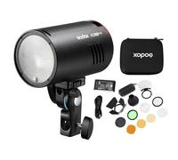 Godox AD100ProII Flash de studio TTL 100 W + kit AK-R1, flash d'appareil photo HSS 1/8000 s, recyclage 0,01-1,5 s, zoom 28~85 mm, 490 flashs pleine puissance, batterie intégrée 2850 mAh et chargeur