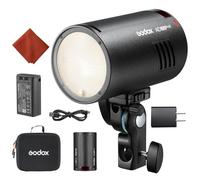 GODOX AD100ProII Flash Kit AD100Pro Upgrade Lumière Strobe Photographie,100Ws 2.4G San Fil HSS 1/8000s Flash Extérieur,USB-C Recharge,Batterie 3300mAh 490 Flashs Pleine Puissance Lampe de Modelage LED
