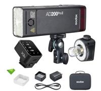 GODOX AD200 Pro II AD200Pro II 200Ws 2.4G Flash avec déclencheur Godox X3-O pour Olympus, 0.01-1.8s Recyclage TTL Speedlite Pocket Monolight Strobe Flash (Godox AD200 Pro mis à Niveau)