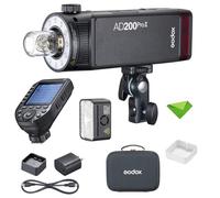 GODOX AD200 Pro II AD200Pro II 200Ws 2.4G Flash Strobe + Godox XProII-O Trigger pour Olympus, 0.01-1.8s Recyclage Bi-Color LED Modeling TTL Pocket Monolight pour appareils photo reflex numériques