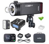 GODOX AD200 Pro II Flash TTL 200 WS 2,4 G + déclencheur de Flash Godox X2T-F pour Fuji Fujifilm, monolight de modélisation LED Bicolore Recyclable 0,01-1,8 s pour appareils Photo Reflex numériques