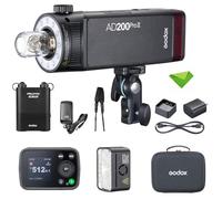 GODOX AD200 Pro II Flash TTL AD200Pro II 200 WS 2,4 G + Flash Externe Godox PB960, Alimentation 0,01-1,8 s, Monobloc de Poche à LED Bicolore Recyclable pour appareils Photo Reflex numériques
