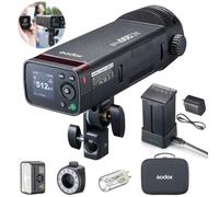 Godox AD200 Pro II GODOX AD200Pro II Flash, 2.4G HSS Flash Strobe, 0.01-1.8s Recycling, 2980 mAh Battery, 500 Full Power Flashes, One-Tap Sync with X3 (GODOX AD200Pro Upgraded) (AD200PRO II)