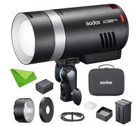 GODOX AD300 Pro II 300W 2.4G TTL 1/8000 HSS Flash,Temps Recyclage de 0,01-1,5s,Batterie 14,4V/2600mAh,1,2kg,16 Couleurs Groupes,350 Full Power Flashes pour Canon,Sony,Nikon,Fuji,Olympus,Panasonic