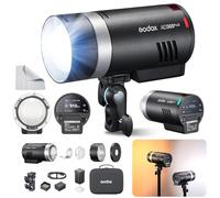 GODOX AD300Pro II AD300 ProII 300Ws TTL Flash Strumental Extérieur HSS 1/8000s 350 Flashes Réglage à 10 Niveaux Indicateur de 16 Groupes Lampe de Modélisation Bicolore 12W 2800K-6000K (AD300Pro 2026)