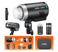 GODOX AD300ProII Flash 300Ws avec TTL, réglage de la Puissance sur 10 Niveaux, 350 Flashes, Temps de Recharge de 0,01 à 1,5s. AD300 Pro II pour la Photographie