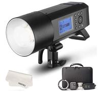 Godox AD400 Pro Flash Stroboscopique Extérieure, 400Ws 1/8000s 2,4 G TTL Flash Puissant Portable avec 2600mAh Batterie et Alimentation AC/DC, Strobe Light avec Bowens Mount et Godox Mount