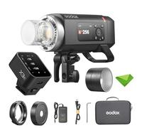 Godox AD400 Pro II Flash 400 WS avec déclencheur X3-F pour Fujifilm, GN72, Lampe Pilote Bicolore 30 W, Flash Pleine Puissance 460, 0,01-1 s, HSS 1/8000, lumière stroboscopique