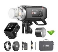Godox AD400 Pro II Flash 400 WS avec déclencheur X3-L pour Leica, GN72, Lampe Pilote Bicolore 30 W, Flash Pleine Puissance 460, 0,01-1 s, HSS 1/8000, lumière stroboscopique