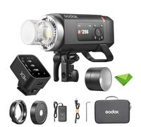 Godox AD400 Pro II Flash 400 WS avec déclencheur X3-N pour Nikon, GN72, Lampe Pilote Bicolore 30 W, Flash Pleine Puissance 460, 0,01-1 s, 1/8000 HSS, lumière stroboscopique pour Nikon