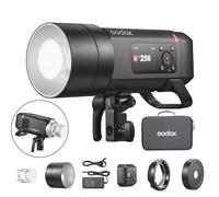 Godox AD400ProII Tête de Flash sans Fil TTL 400 W, HSS 1/8000 s | Temps de recharge de 0,01 à 1 s, avec lampe de modelage de 30 W, monture Godox et bague d'adaptation pour monture Bowens
