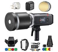 Godox AD600BM II 2025 GODOX AD600BM Bowens Mount 600 WS GN87 HSS Flash d'extérieur stroboscopique 1/8000s HSS Speedlite Monolight 40 W avec boîte à lumière 32" x 32", réflecteur Standard, snoot, kit