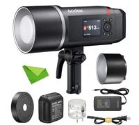 GODOX AD600BM II 600W avec Monture Bowens Flash Studio,GN87,Fonction HSS,Temps de Recyclage 0,01-1,9s,Batterie Lithium 10,8V/8940mAh,Autonomie 500 éclairs à Pleine Puissance,Version Améliorée AD600BM