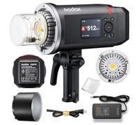 Godox AD600BM II AD600BMII Flash extérieur manuel HSS, 500 flashs à pleine charge, lampe de modélisation LED 40 W, panneaux de commande LED à code couleur, batterie Li-ion 10,8 V/8940 mAh, avec
