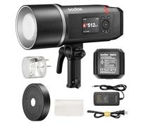 Godox AD600BM II AD600BMII Flash Strobe Extérieur, 600W Flash Portable | 2.4G TTL 1/8000 HSS Monolight, 0.01-1.9s Recycle, 40W LED Modéling Lampe avec Rechargeable Batterie and Bowens Mount