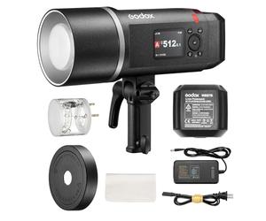 Godox AD600BM II AD600BMII Flash Strobe Extérieur, 600W Flash Portable | 2.4G TTL 1/8000 HSS Monolight, 0.01-1.9s Recycle, 40W LED Modéling Lampe avec Rechargeable Batterie and Bowens Mount