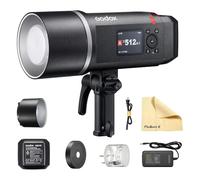 Godox AD600BMII AD600BM II 600Ws GN87 HSS Flash Strobe Monolampe d'extérieur, 0.01~1.9s Temps de Recharge, Montage Bowens 10.8V/8940mAh Lithium Battery (Godox AD600BM Upgraded)
