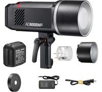 Godox AD600BMII AD600BM II Flash mono 600 W GN87 HSS 1/8000s Lumière de modélisation intégrée 40 W avec montage Bowens pour appareils photo Sony Canon Nikon Fuji Olympus