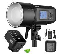 Godox AD600Pro Flash extérieur 600Ws TTL + déclencheur de Flash Godox X3-N, Batterie 2,4G 1/8000s 2600mAh 360 flashs Pleine Puissance, Recyclage 0,01-0,9s pour appareils Photo Nikon