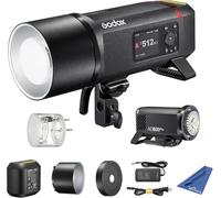 Godox AD800 Pro 800 W Flash d'extérieur portable 2,4 GHz TTL 1/35710s Monolight Écran couleur HD 40 W Lumière de réglage LED bicolore pour Canon, Sony, Nikon, Fujifilm, Olympus et Panasonic