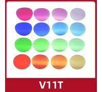 godox AK-R1 S-R2,porte de grange,Snoot,filtre de couleur,réflecteur,nid d'abeille,kits de boules de diffuseur pour tête de flash godox AD200 H200R V1 - Type V-11T #A