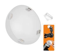 Godox AK-R11 Diffuseur en Dôme, Compatible avec Les Flashes à Tête Ronde Godox V1, V100, V1 Pro, AD100 Pro, AD200 Pro II et Les Lampes Vidéo LED RS60R, RS60BI