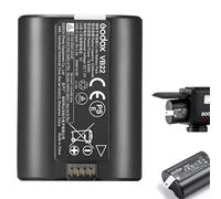 Godox Batterie de rechange VB22 pour V480, 7,2 V 2200 mAh Li-ion pour GODOX V480C / V480S / V480N / V480O / V480F et V350C / V350S / V350N / V350O / V350F Flash d'appareil photo Charge rapide USB-C