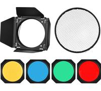 Godox BD-04 Kit porte de grange, 4 filtres couleur, grille en nid d'abeille, BD 04
