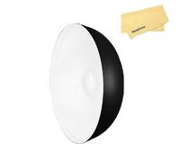 Godox BDR-W55 Pro Beauty Dish 54cm,Monture Bowens,pour Portraits,Cosmétiques et Photographie de Mode (Intérieur Blanc)