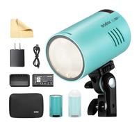 Godox Blue AD100Pro it Lumière Strobe pour Photographie, 100Ws 2,4G Flash sans fil HSS 1/8000s pour Extérieur, Batterie 2600mAh 0,0, pour l'appareil photo et le diffuseur