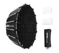 Godox Boîte à lumière parabolique QR-P60T support Bowen grille nid d'abeille diffuseur avant sac de transport MS300 MS300-V SK400II QT400III