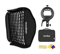 Godox Boîte à lumière portable pliable avec support Speedlite S2 et grille nid d'abeille 60 cm 60 cm