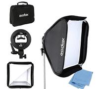 Godox Boîte à lumière Universelle Pliable avec Support Speedlite Style S pour Flash Bowens Elinchrom 60 x 60 cm