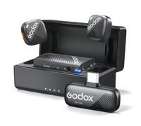 GODOX CubeC Microphone de Lavalier sans Fil pour Caméra/iPhone15&16/Android