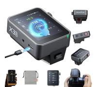 Godox Déclencheur de flash sans fil X3 Pro-C X3Pro C TTL pour Canon, écran tactile LCD 6,1 cm, batterie Li-ion intégrée de 2930 mAh, système X sans fil 2,4 GHz avec 3 modes de prise de vue Pro, prise