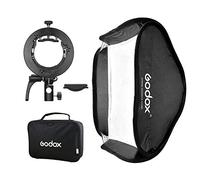 Godox Diffuseur de boîte à lumière pliable 80 x 80 cm avec support de type S Godox S2 Bowens Support Speedlite pour Godox V1, AD200Pro, AD400Pro, TT350,V860II Series 31 x 31 cm