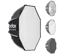 Godox EazyFlow 23,6" Softbox Octogonale Monture Bowens Ultra-Mince Pliable | Octa-60 60cm Soft box Pliable Rapide avec Grille Nid d'Abeille, Diffuseur, Carry Sac pour Godox/SMALLRIG/Neewer/Aputure