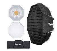 Godox EazyFlow Boîte à lumière octogonale pliable 65 cm | Diffuseur de lumière Bowens à libération rapide, boîte à lumière portable pour AD300Pro et flash de studio