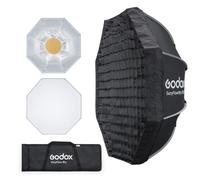 Godox EazyFlow Boîte à lumière octogonale pliable 65 cm | Diffuseur de lumière Bowens à libération rapide, boîte à lumière portable pour AD300Pro et flash de studio