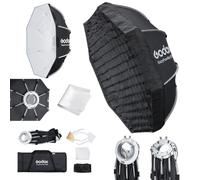 Godox EazyFlow Bty 65W Bol Beauté 65cm Blanc, Bowens, Grille et diffuseur