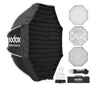 Godox EazyFlow Octa Boîte à lumière octogonale à dégagement rapide 150 cm avec support Bowens, boîte à lumière pliable avec sac de transport pour studio de streaming, portrait, photographie en plein