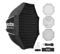 Godox EazyFlow Octa Boîte à lumière octogonale pliable avec diffuseurs, grille 120 cm