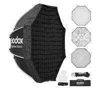 Godox EazyFlow Octa Boîte à lumière octogonale pliable avec diffuseurs, grille 90 cm