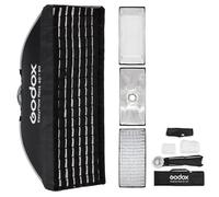 Godox EazyFlow Quick-Release Softbox, Octabox Démontable Montage Rapide, Boîte Douce avec diffuseurs et Grille en nid d'abeille pour Studio Streaming Outdoor Portrait Photo (Rect 40x90cm)