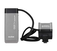 Godox EC200 200W Tête d'extension Flash pour Flash de Poche Godox AD200, câble d'alimentation Extensible de 2 m, Fonctionne avec Les têtes d'ampoules Nues AD200 et la tête Speedlite + diffuseur NAMVO
