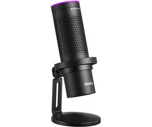 GODOX EM68X Microphone à Condensateur Cardioïde + Anneau RGB