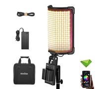 Godox FH50Bi Lampe LED Portable Flexible avec kit Manuel ML-AK, Bicolore 2800 K ~ 6500 K CRI≥97 TLCI≥97, Effet 11 lumières FX, contrôle sans Fil/APP 2,4 G, lumière LED pour Youtube