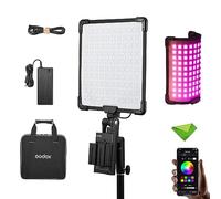 Godox FH50R RGB Lampe LED Portable Flexible avec kit Portable ML-AK, CCT 2500 K ~ 10 000 K CRI≥96 TLCI≥96, Effet 14 lumières FX, contrôle sans Fil/APP 2,4 G, lumière LED pour Youtube, etc.