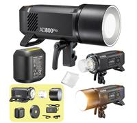 Godox Flash extérieur AD800 Pro 800 Ws, flash Godox AD800Pro TTL avec synchronisation haute vitesse 1/8000 s, 300 flashs pleine puissance, mode température de couleur stable et lumière de modélisation